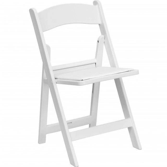 Rental store for White Folding Chair w  Padded Seat in Honesdale PA