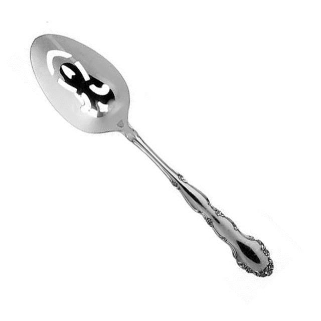Rental store for Silver Slotted Serving Spoon, 8 in Honesdale PA
