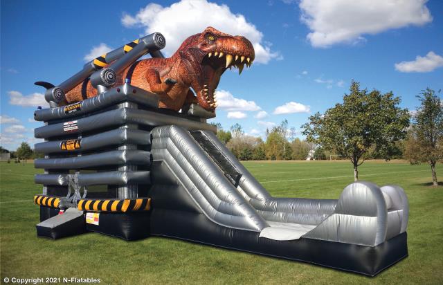 Rental store for T-Rex Bounce House Slide Combo in Honesdale PA
